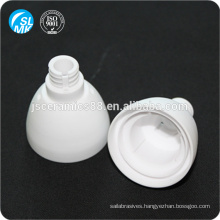 white ceramic parts 95 alumina ceramic lamp holder customized